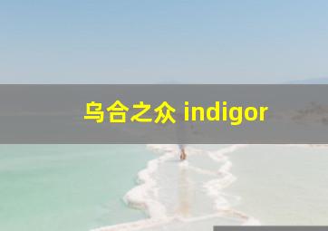 乌合之众 indigor